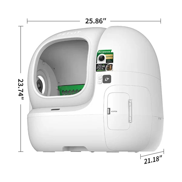 PETKIT PUROBOT MAX PRO 2 Self Cleaning Cat Litter Tray with AI Camera - UK
