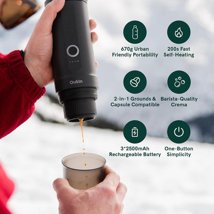 [Deal]OutIn Nano Portable Electric Espresso Machine - UK