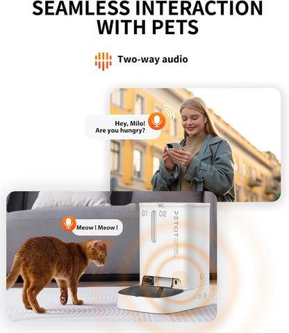 PETKIT YumShare Dual-hopper Automatic Feeder with Camera - UK