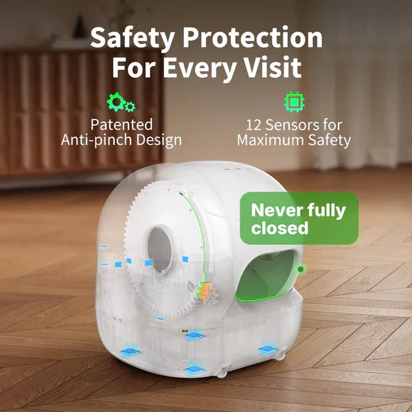 PETKIT PUROBOT MAX PRO 2 Self Cleaning Cat Litter Tray with AI Camera - UK