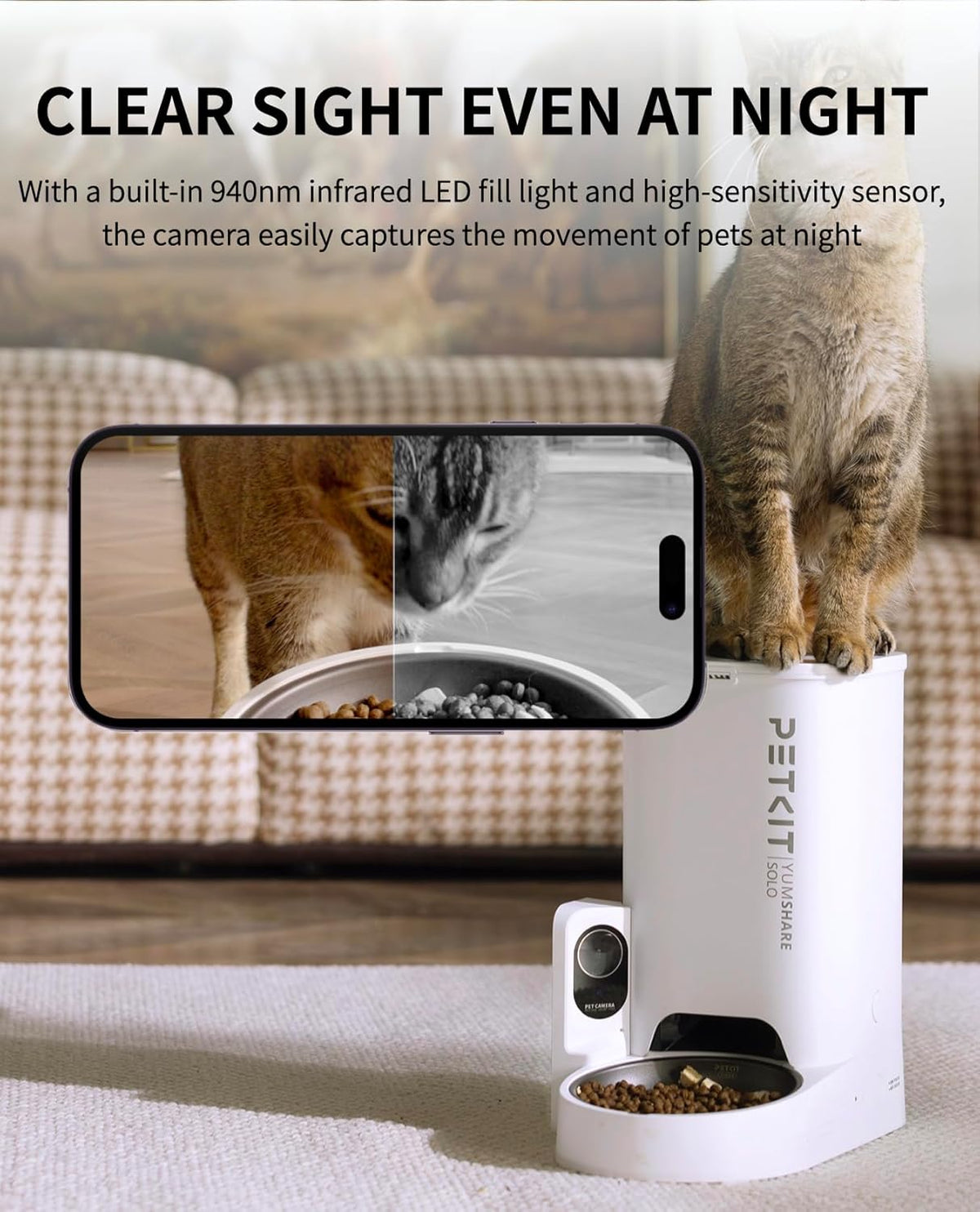 PETKIT YumShare Solo Automatic Feeder with Camera - UK