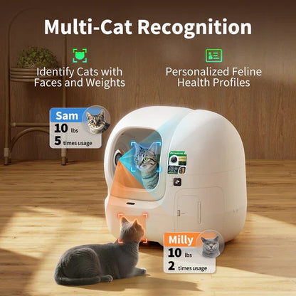 PETKIT PUROBOT MAX PRO 2 Self Cleaning Cat Litter Tray with AI Camera - UK