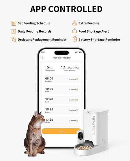 PETKIT YumShare Solo Automatic Feeder with Camera - UK