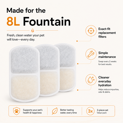 Fountivo™ Fountain Filters 8L
