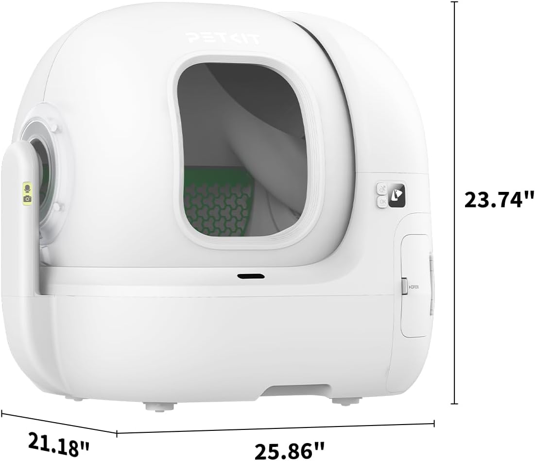 PETKIT PUROBOT MAX PRO AI-Camera Self Cleaning Cat Litter Box - UK