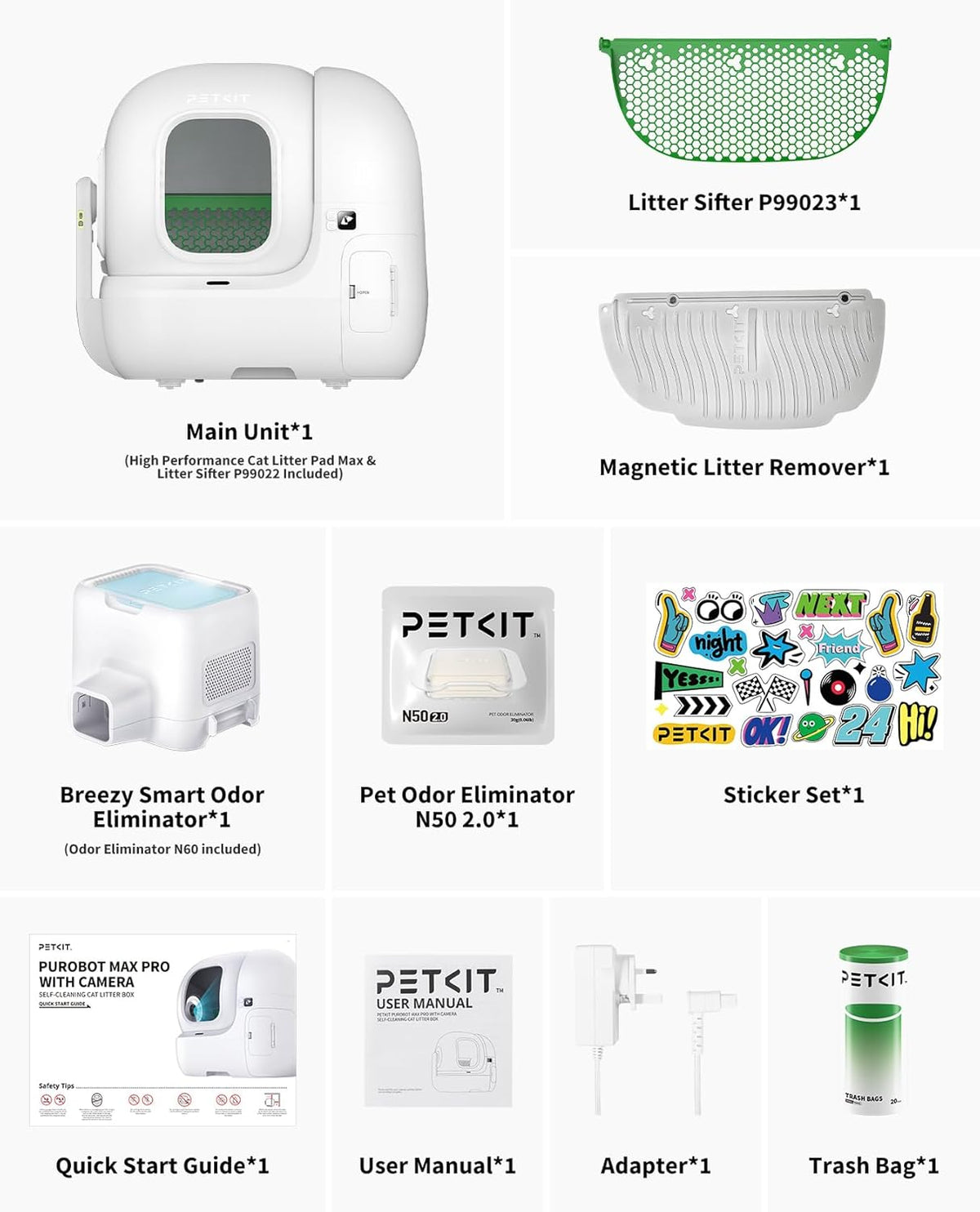 PETKIT PUROBOT MAX PRO AI-Camera Self Cleaning Cat Litter Box - UK