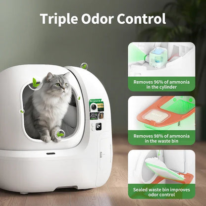PETKIT PUROBOT MAX PRO 2 Self Cleaning Cat Litter Tray with AI Camera - UK